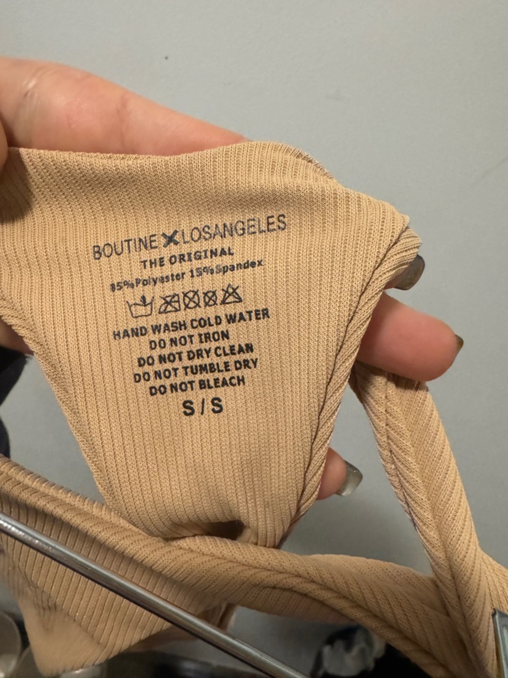 Boutine LA Ribbed Tan Bikini - Picture 8 of 8